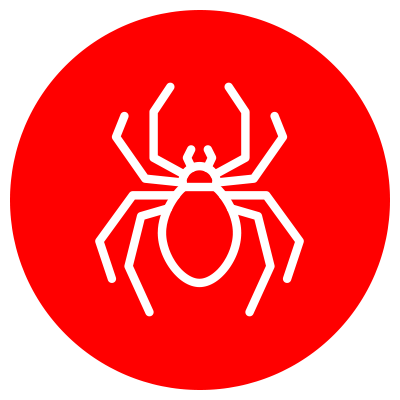 pest library icon spiders
